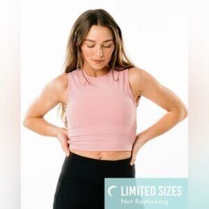 ZYIA Active Neon Pink High Neck Stronger Tank